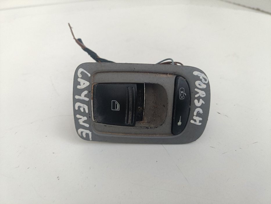 Comando / botão / interruptor vidros frente esquerdo PORSCHE Cayenne (