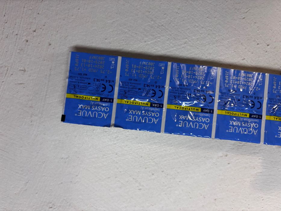 Контактні лінзи acuvue oasys max 1 day multifocal -2.75