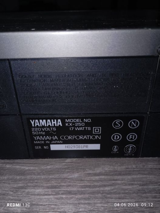 Кассетная Дека , YAMAHA KX-250