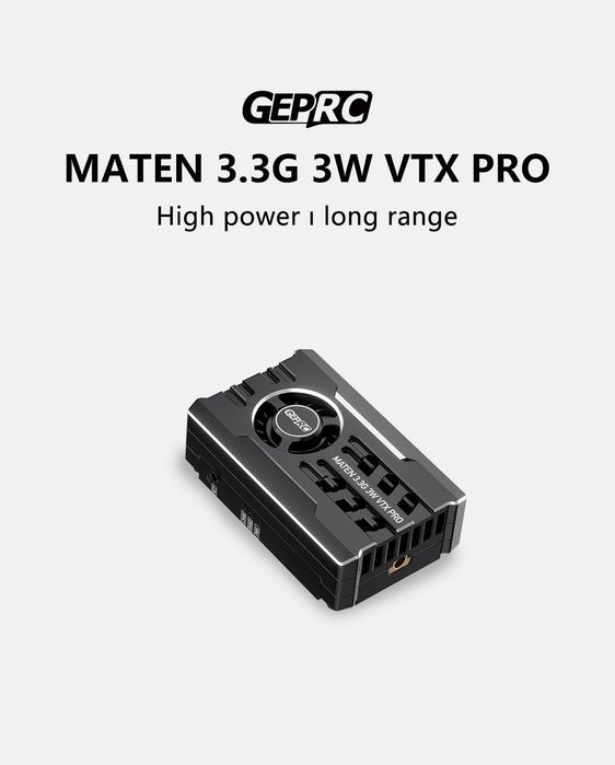 Відеопередавач GEPRC MATEN 3.3 3W VTX PRO