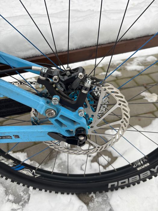 rower orange blood mtb enduro dh trail fr marzocchi fox sram avid