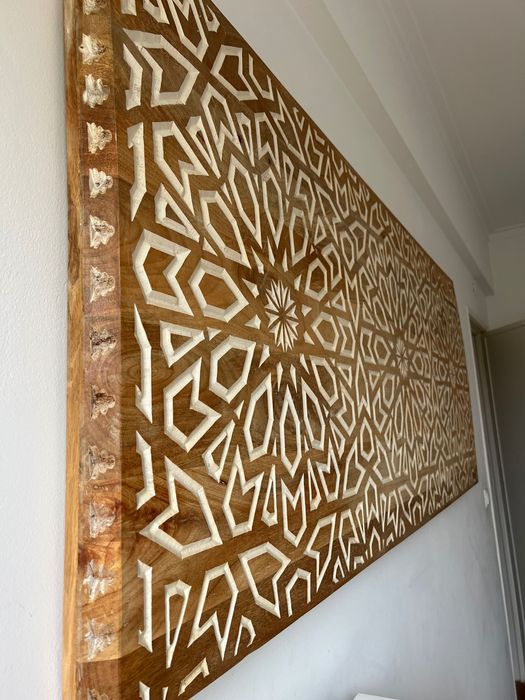 Cabeceira de cama ou quadro em madeira