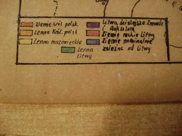 Starocie z PRL Stare dokumenty = Zestaw 3 mapek historycznych na kalce