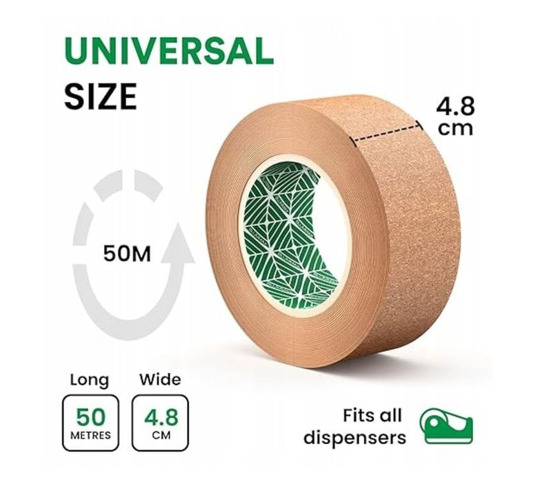 Taśma pakowa Klejąca
Papierowa Biodegradowalna