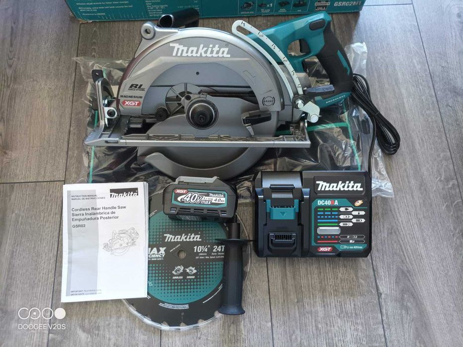 Makita GRS02 40V XGT 10-1/4" (260mm) Brushless Circular Saw
