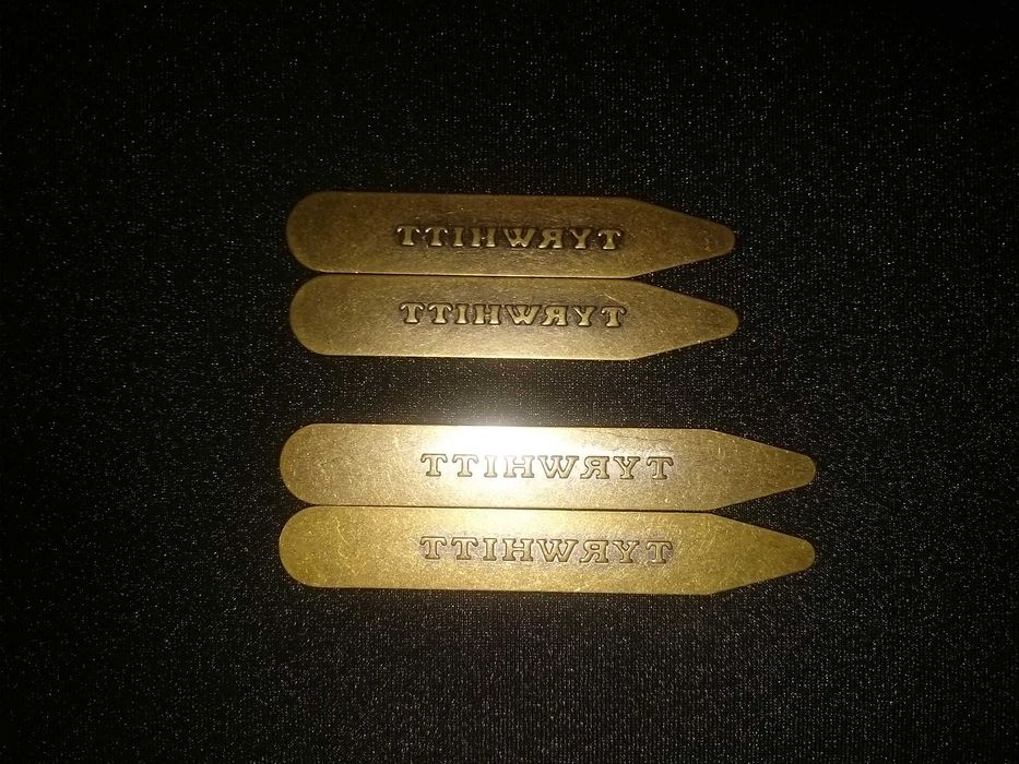 Английские вставки (косточки, формодержатели) для ворота рубашки.