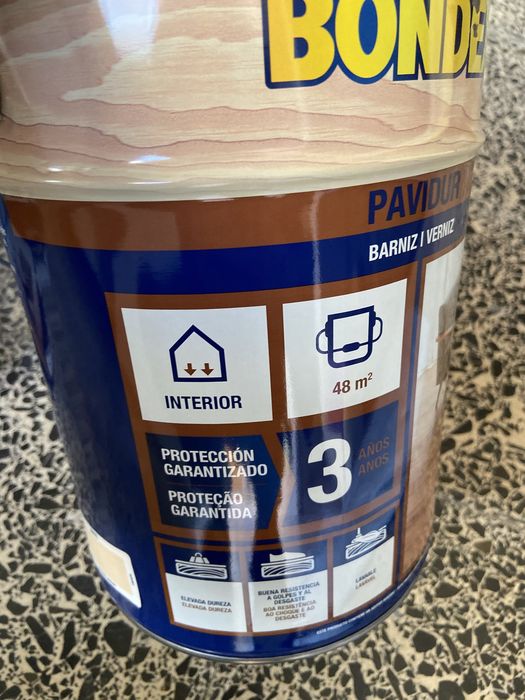 Lata nova BONDEX verniz mate incolor 4L
