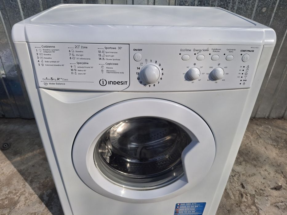 Indesit 5 kg slim 45 cm gwarancja Dostawa gratis
