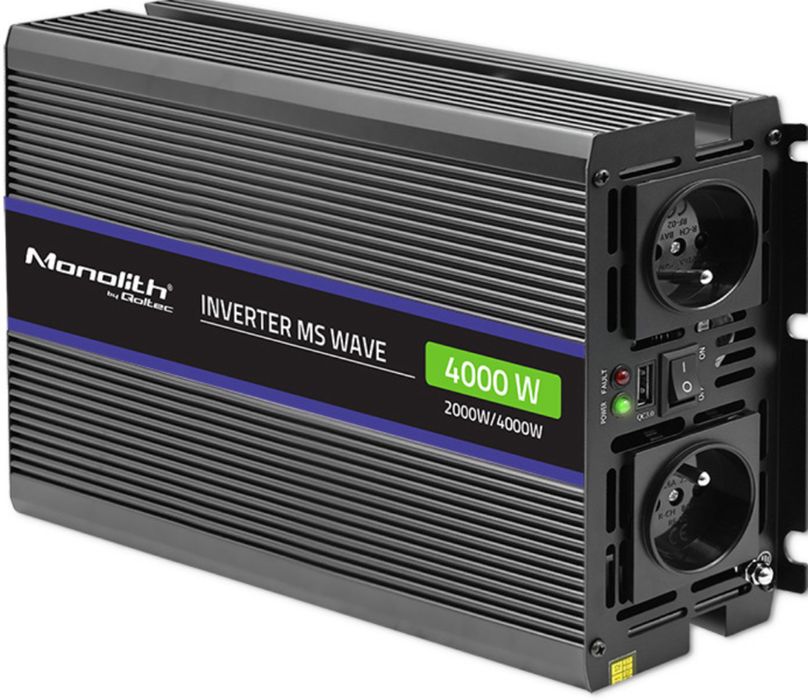 Автомобильный инвертор 2000 Вт/4000 Вт, 12 В 230 В