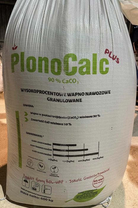 Wapno Granulowane Magnezowe Kredowe Kreda Granulowana PRODUCENT