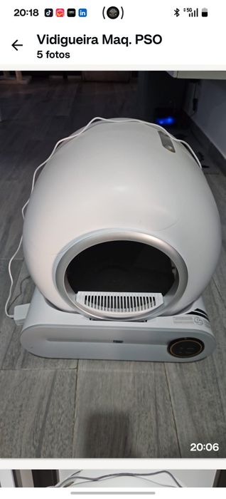 Wc automatica para gatos