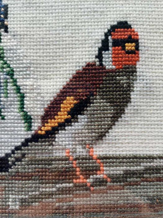 Вишита картина ручної роботи "Букет"