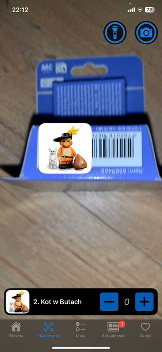 Lego Minifigures Shrek 71053 - #2 Kot w Butach