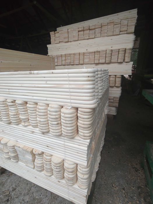 Sztachety drewniane świerkowe suche