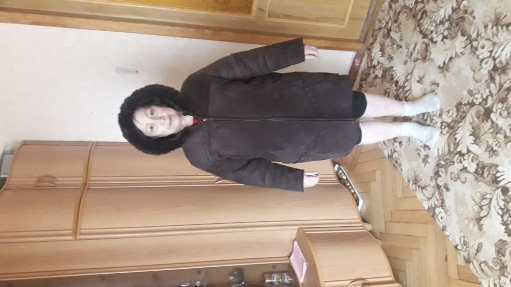 Женская искуственная дубленка