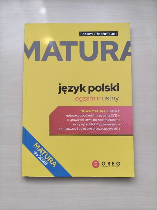 Matura ustna GREG opracowanie pytań jawnych