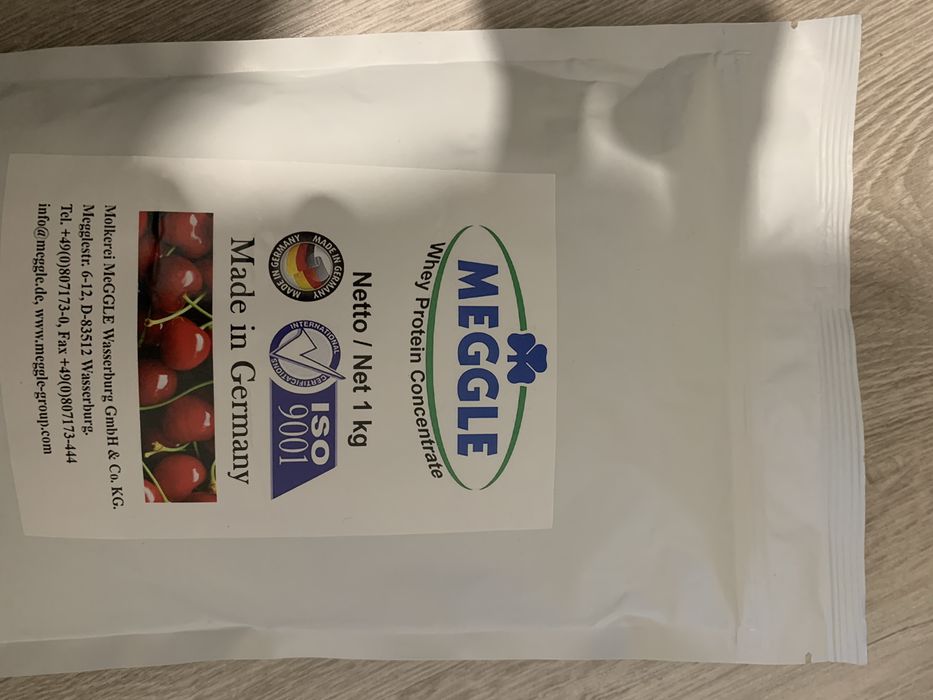Протеин Meggle 1 кг. Сывороточный протеин 80%,WPC