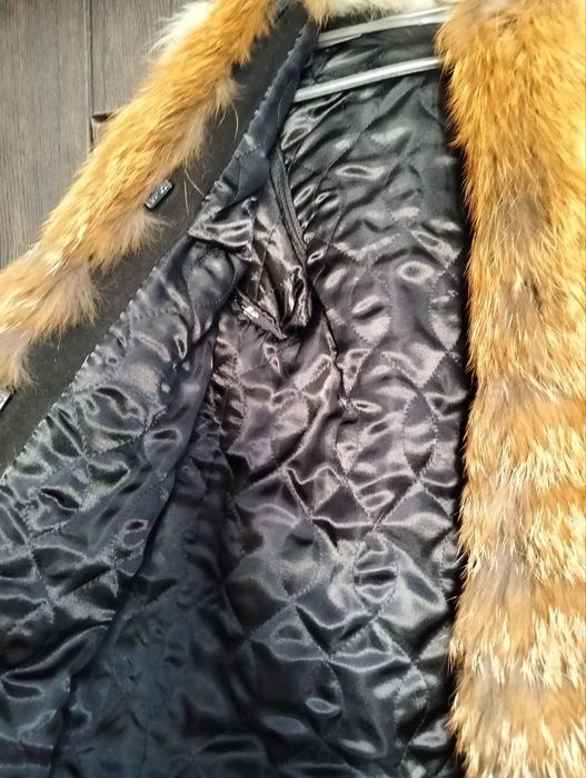 шуба,жилетка, лисиця