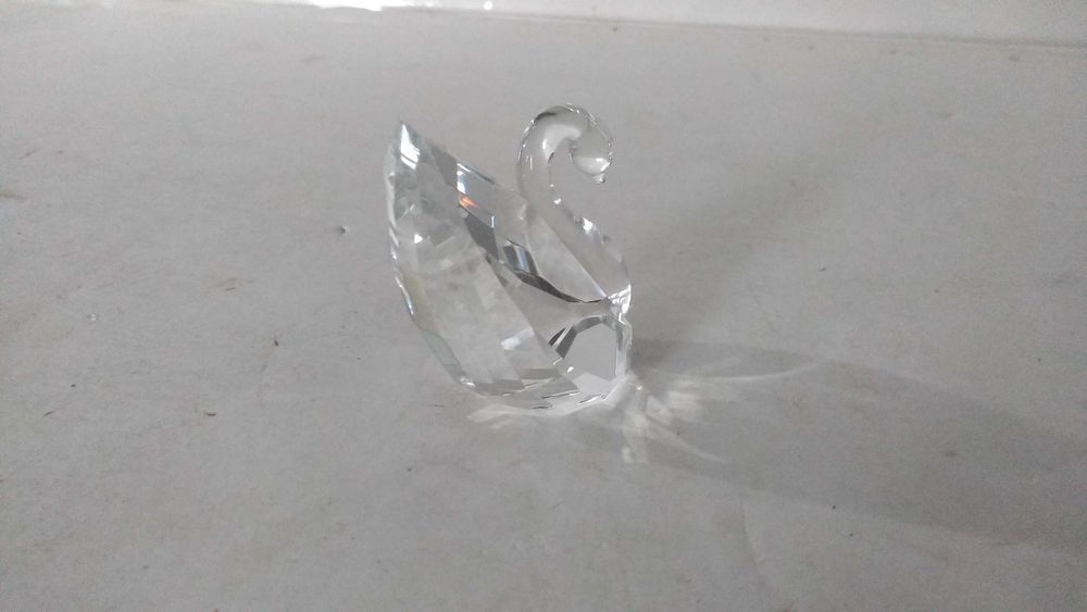 Estatueta de cisne em cristal da Swarovski, NOVA!