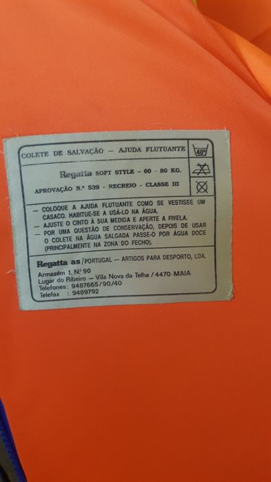 Colete salva vidas