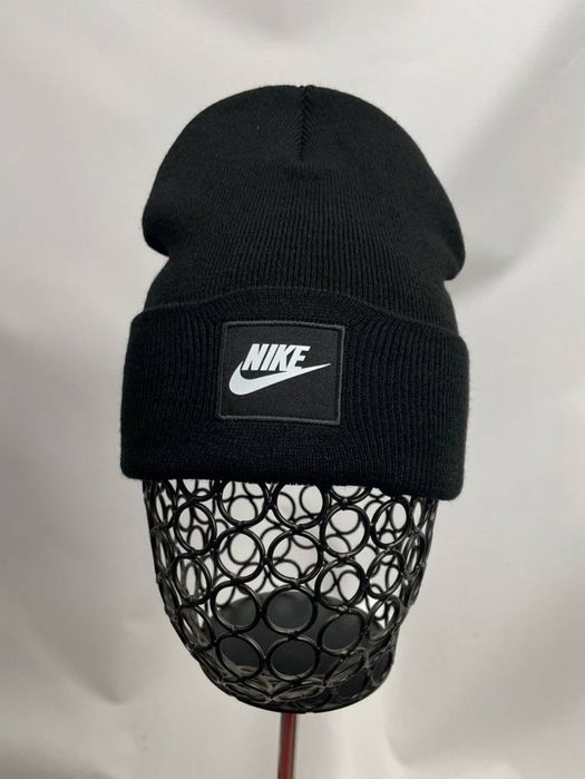 Мужская шапка  Nike зимняя на флисе