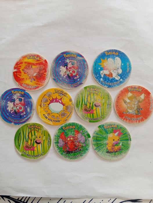 Tazos Pokémon attack 2 originais / 2001