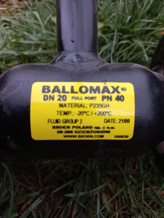 Zawór kulowo/kolnierzowy BILLOMAX DN20 PN40