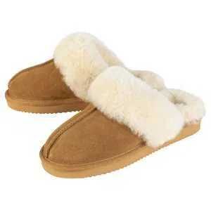 ESMARA Kapcie pantofle damskie ze skóry jagnięcej ocieplane r. 40