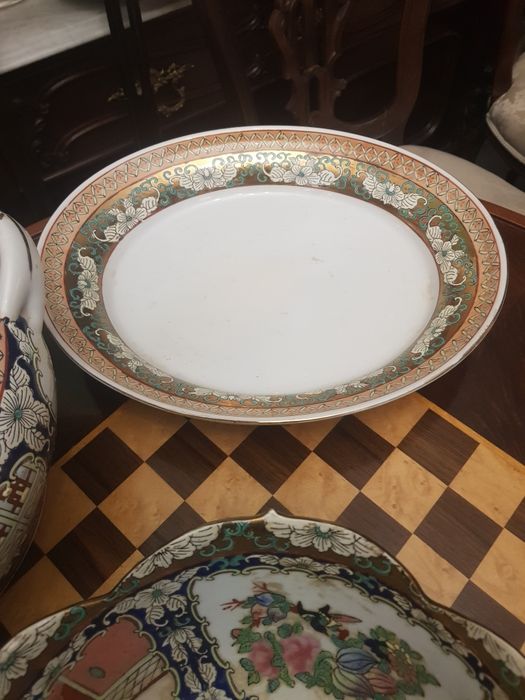 Terrina e taça motivos  Orientais