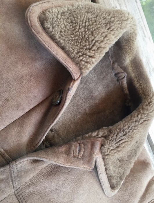 Casaco em Pele Vintage