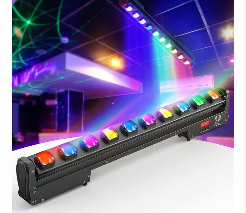Oświetlenie sceniczne UKing Wallwasher 250 W LED RGBW 4 w 1 DMX512