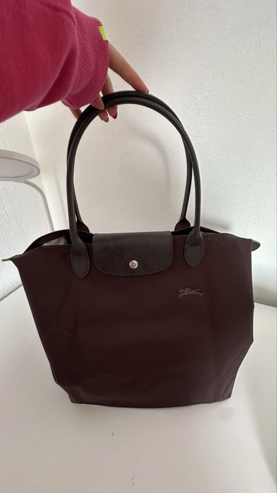 mala longchamp castanha nova