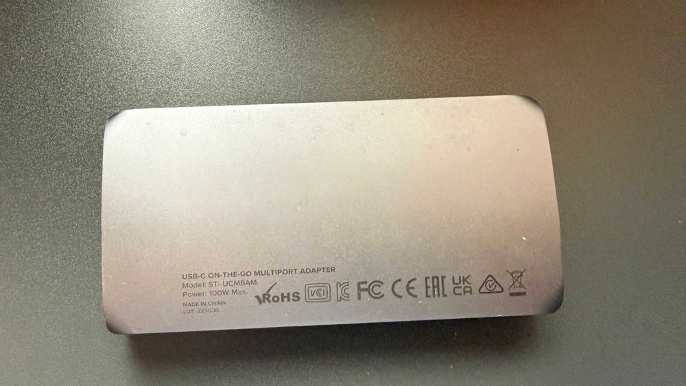 Hub USB-C Satechi On-the-Go — HDMI 4K, VGA e Ethernet