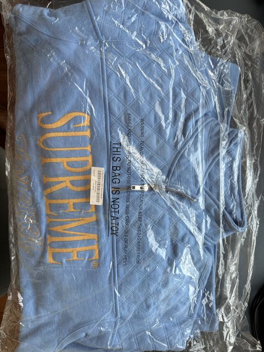 Supreme Forever Half Zip Sweatshirt M Azul