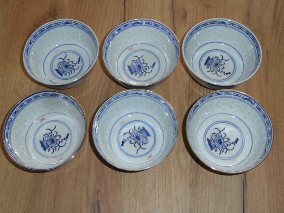 Salaterki porcelana chińska 6 sztuk