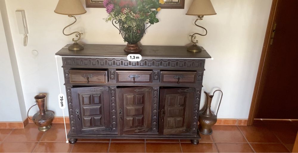 Movél de madeira vintage + Ofertas