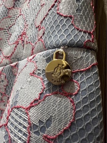 Vestido Jus D’Orange azul claro com flores