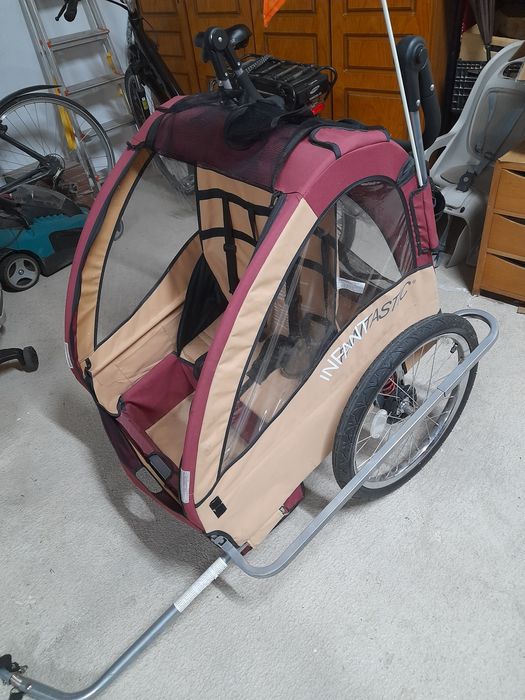Vendo reboque  de bicicleta para transporte  de crianças