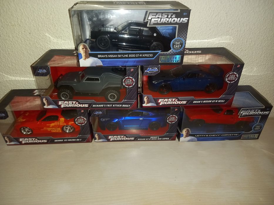 Miniaturas Fast and Furious