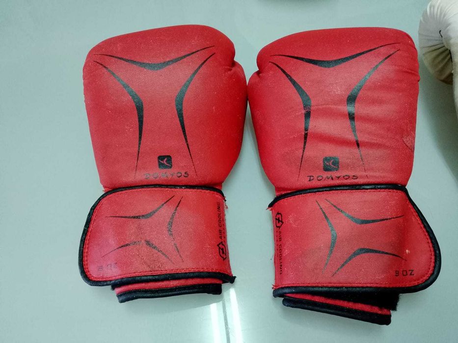 2 pares de luvas de boxe Domyos Air cooling system