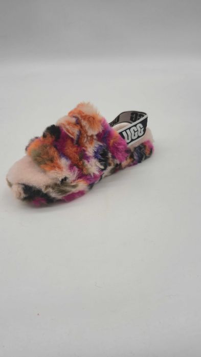 Дитячі хутряні капці босоніжки UGG K Fluff Yeah Slide