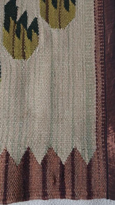 Wełniany kilim w stylu art deco