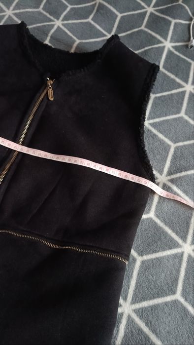 Жилет Натуральний замш+натуральна овчина!