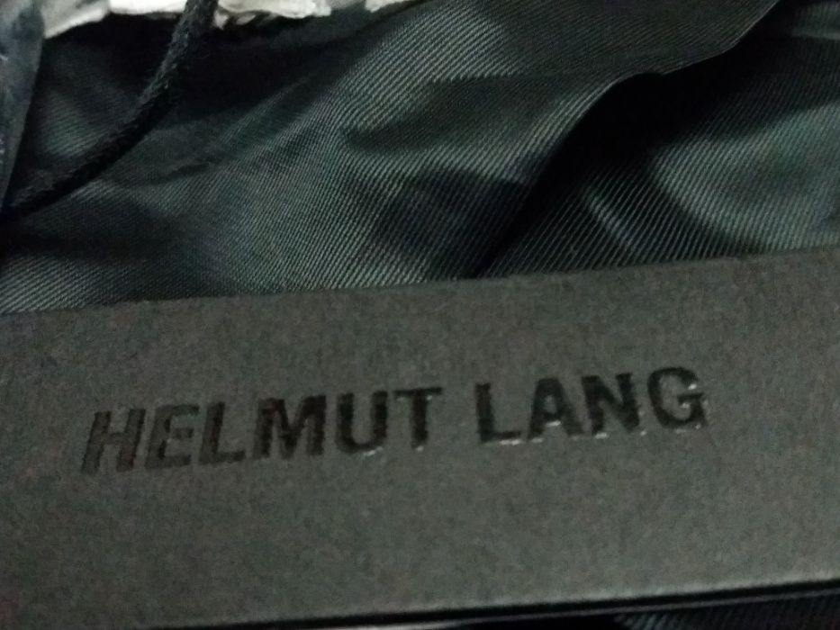 Helmut Lang мужской чёрный пиджак блейзер