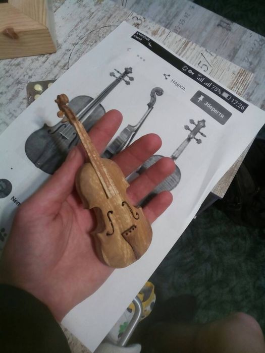 Ручна робота Скрипка