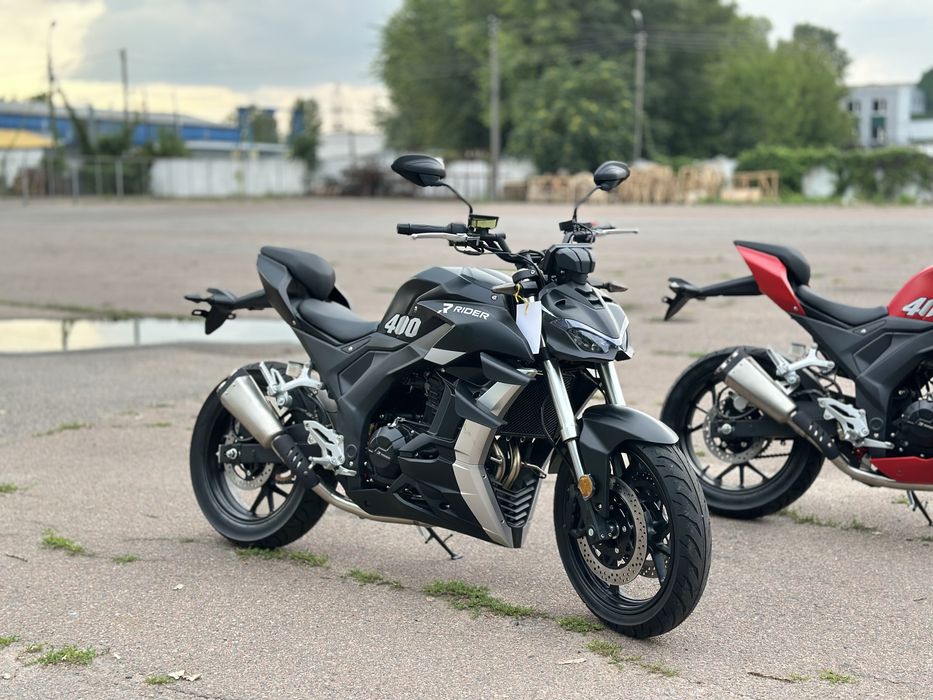 Мотоцикл RIDER Dukati V4 400 Інжектор, Рідина, 2циліндри