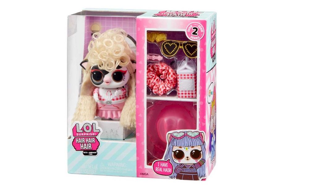 LOL Surprise! серии Hair Hair Hair Pets ЛОЛ Питомцы Стильные Прически