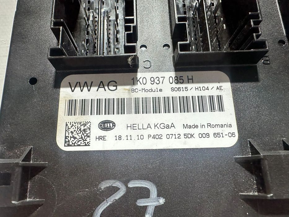 Módulo Confort BCM VW Volskwagen Skoda 1K0937085H 2004 - 2013