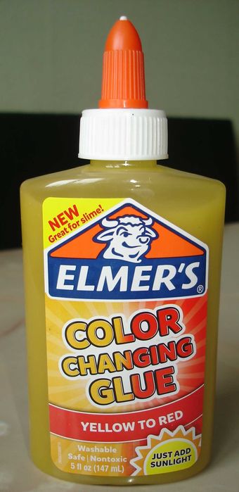 Клей с блестками светящийся для слайма Elmers