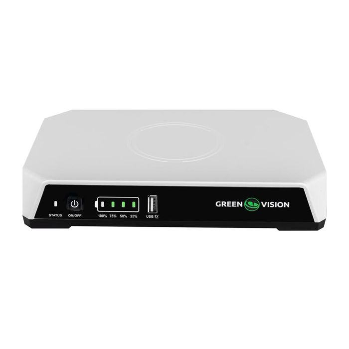 Павербанк / ДБЖ для роутера GreenVision 20 000 мА·год (UPS) GV-703-UPS-DC20-40W